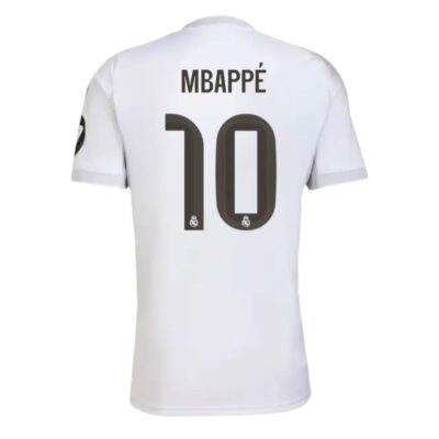 Alternative view of Real Madrid Home Jersey 2025-2026 Mbappe