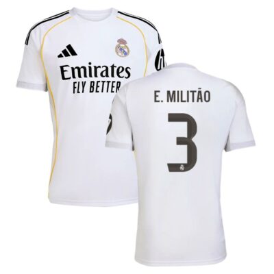 Real Madrid Home Jersey 2025-2026 Militao