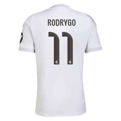 Alternative view of Real Madrid Home Jersey 2025-2026 Rodrygo