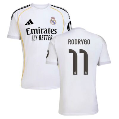 Real Madrid Home Jersey 2025-2026 Rodrygo