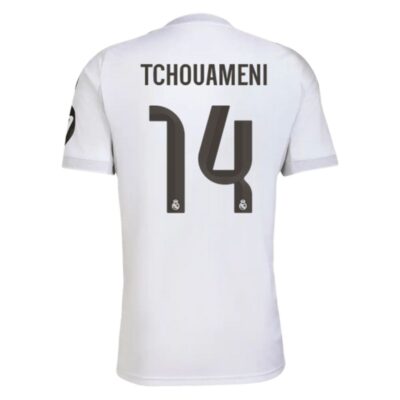 Alternative view of Real Madrid Home Jersey 2025-2026 Tchouameni