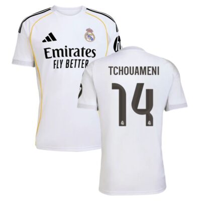 Real Madrid Home Jersey 2025-2026 Tchouameni