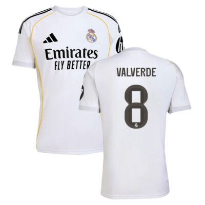 Real Madrid Home Jersey 2025-2026 Valverde