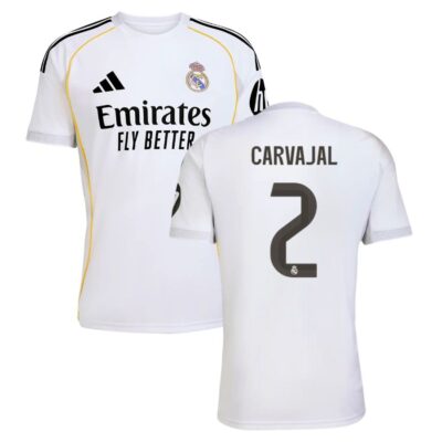 Real Madrid Home Shirt 2025-2026 Carvajal