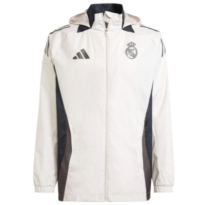 Alternative view of Real Madrid Ucl Soccer Training Rain Jacket 2024/25