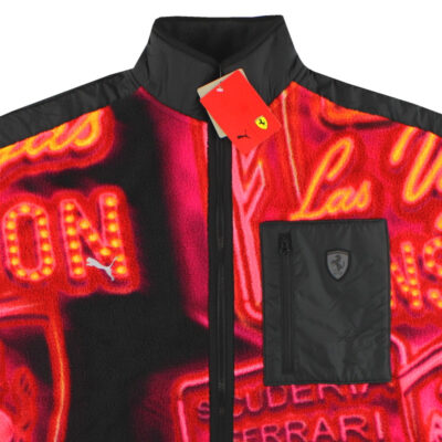 Scuderia Ferrari Race Neon Energy Fleece Jacket Men - Image 3