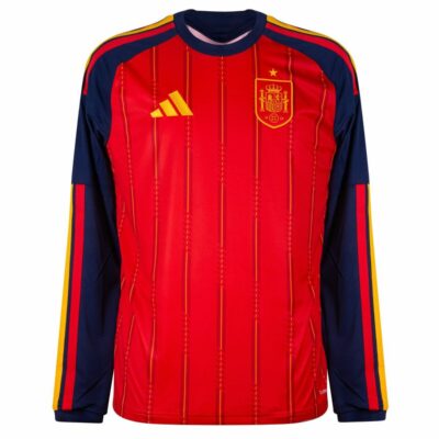 Spain 2026/2027 Home Long Sleeve Jersey