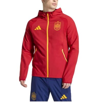 Alternative view of Spain Casual Travel Hooded Presentation FIFA World Cup Tracksuit 2026/27