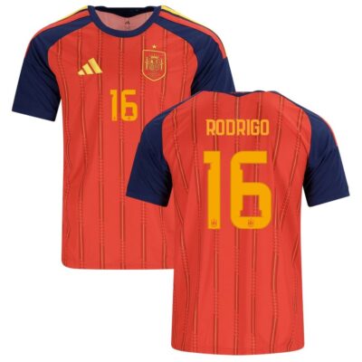 Spain Home Jersey 2026-2027 Rodrigo