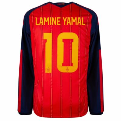 Alternative view of Spain Home Jersey 2026/2027 Lamine Yamal 10 Long Sleeve