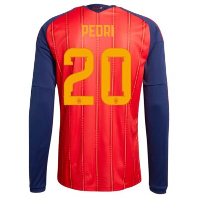 Alternative view of Spain Home Shirt 2026/2027 Pedri Long Sleeve