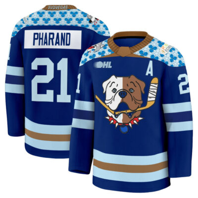Sudbury Wolves 2025/26 'Shoresy Night' Premium Jersey - Stitched - Alex Pharand