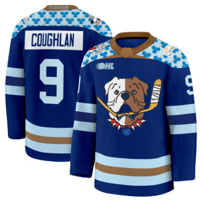Sudbury Wolves 2025/26 'Shoresy Night' Premium Jersey - Stitched - Chase Coughlan