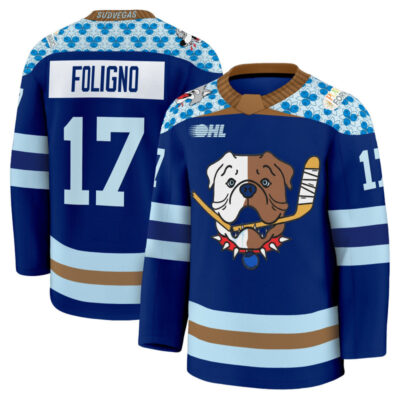 Sudbury Wolves 2025/26 'Shoresy Night' Premium Jersey - Stitched - Mike Foligno