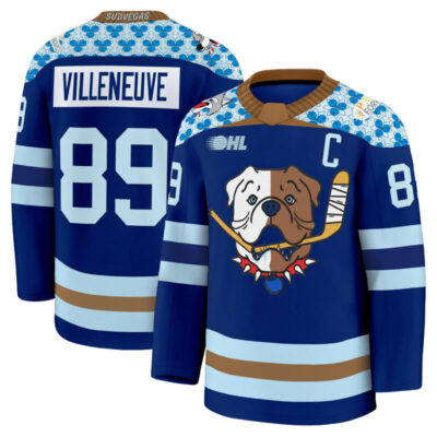 Sudbury Wolves 2025/26 'Shoresy Night' Premium Jersey - Stitched - Nathan Villeneuve