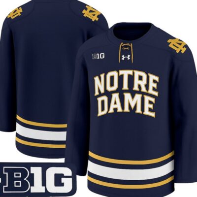 Team Jersey Notre Dame Fighting Irish Hockey 2025-2026 Premium Vapor Patch All Stitched