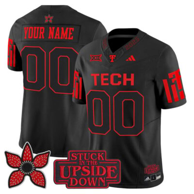Texas Tech Red Raiders 'Stranger Things Edition' Vapor Limited Custom Jersey - Custom