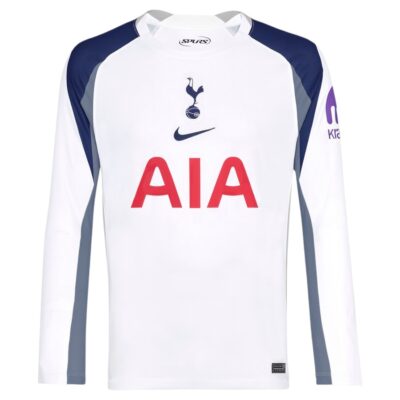 Tottenham Home Shirt 2025-2026 Long Sleeve
