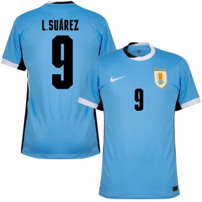 Uruguay Home Shirt 2025-2026 L. Suarez