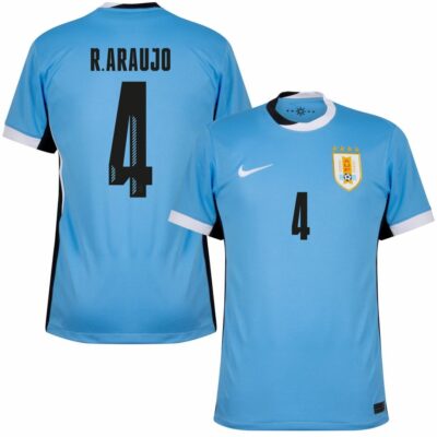 Uruguay Home Shirt 2025-2026 R. Araujo