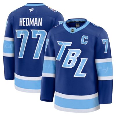 Victor Hedman Tampa Bay Lightning 2026 NHL Stadium Series Premium Jersey - Blue
