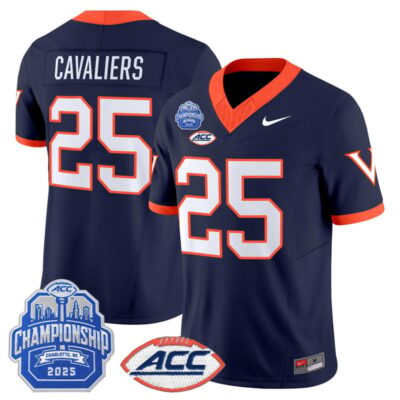 Virginia Cavaliers 2025 ACC Championship Vapor Limited Jersey - 1995 Throwback / #25 Cavaliers