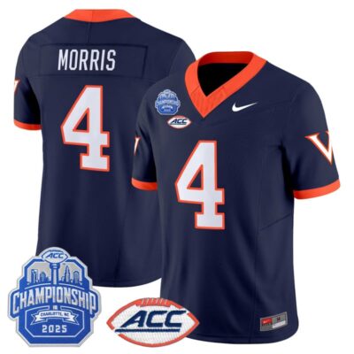 Virginia Cavaliers 2025 ACC Championship Vapor Limited Jersey - 1995 Throwback / Chandler Morris