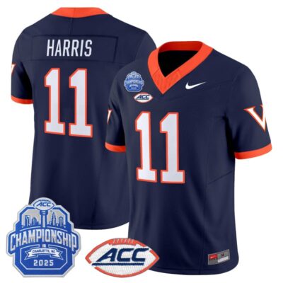 Virginia Cavaliers 2025 ACC Championship Vapor Limited Jersey - 1995 Throwback / Trell Harris