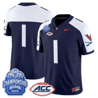 Virginia Cavaliers 2025 ACC Championship Vapor Limited Jersey - Navy Alternate / #1 Team