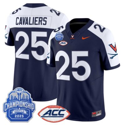 Virginia Cavaliers 2025 ACC Championship Vapor Limited Jersey - Navy Alternate / #25 Cavaliers