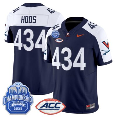 Virginia Cavaliers 2025 ACC Championship Vapor Limited Jersey - Navy Alternate / Hoos 434