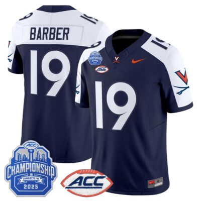 Virginia Cavaliers 2025 ACC Championship Vapor Limited Jersey - Navy Alternate / Ronde Barber
