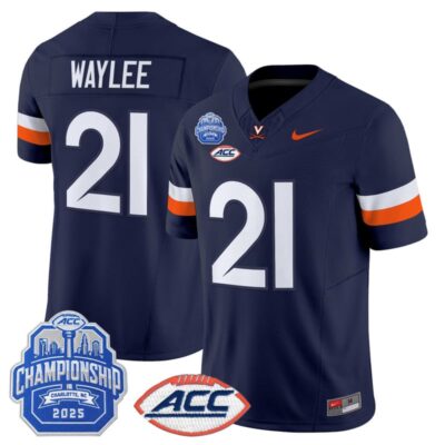 Virginia Cavaliers 2025 ACC Championship Vapor Limited Jersey - Navy / Harrison Waylee