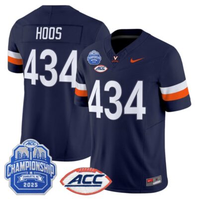 Virginia Cavaliers 2025 ACC Championship Vapor Limited Jersey - Navy / Hoos 434