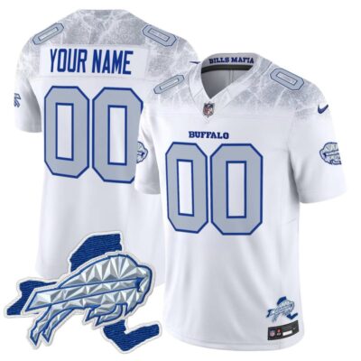 Buffalo Bills 2025 "Rivalries" Vapor Limited Custom Stitched Jersey - New York Patch - Custom