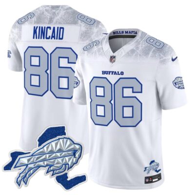 Buffalo Bills 2025 "Rivalries" Vapor Limited Stitched Jersey - New York Patch - Dalton Kincaid