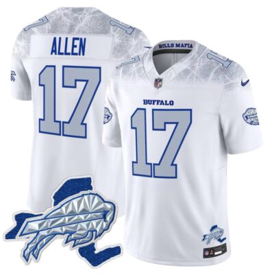 Buffalo Bills 2025 "Rivalries" Vapor Limited Stitched Jersey - New York Patch - Josh Allen
