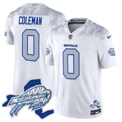Buffalo Bills 2025 "Rivalries" Vapor Limited Stitched Jersey - New York Patch - Keon Coleman