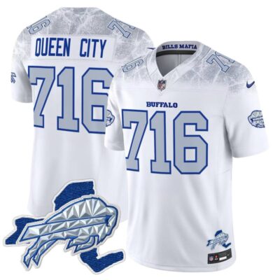 Buffalo Bills 2025 "Rivalries" Vapor Limited Stitched Jersey - New York Patch - Queen City 716
