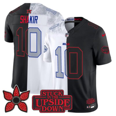 Buffalo Bills 'Upside Down Edition' Vapor Limited Jersey - Rivalries-Black / Khalil Shakir
