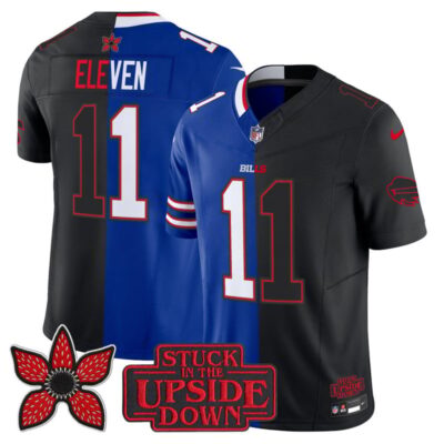 Buffalo Bills 'Upside Down Edition' Vapor Limited Jersey - Royal-Black / #11 Eleven