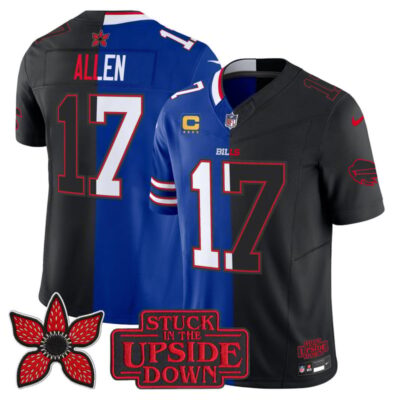 Buffalo Bills 'Upside Down Edition' Vapor Limited Jersey - Royal-Black / Josh Allen