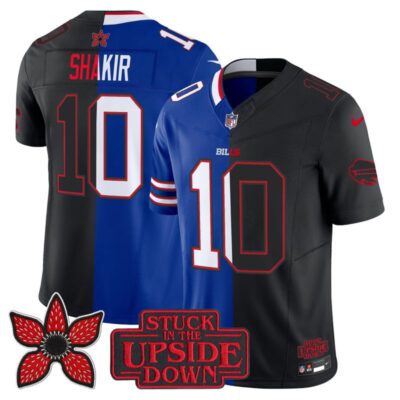 Buffalo Bills 'Upside Down Edition' Vapor Limited Jersey - Royal-Black / Khalil Shakir