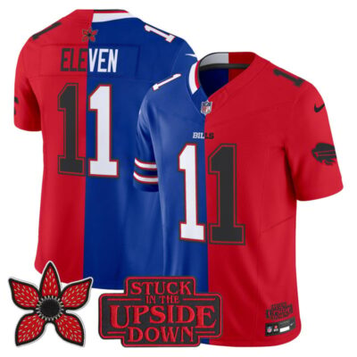 Buffalo Bills 'Upside Down Edition' Vapor Limited Jersey - Royal-Red / #11 Eleven