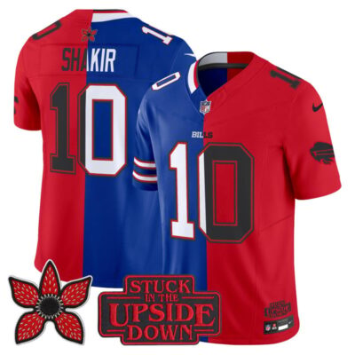 Buffalo Bills 'Upside Down Edition' Vapor Limited Jersey - Royal-Red / Khalil Shakir