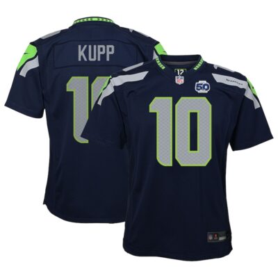 Cooper Kupp Seattle Seahawks Youth 50th Season Game Jersey - College Navy