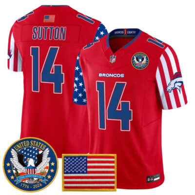 Denver Broncos "America250 Edition" Vapor Limited Jersey - Red / Courtland Sutton