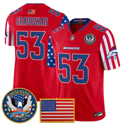 Denver Broncos "America250 Edition" Vapor Limited Jersey - Red / Randy Gradishar