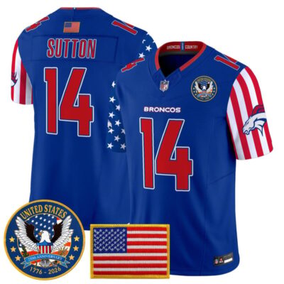 Denver Broncos "America250 Edition" Vapor Limited Jersey - Royal / Courtland Sutton