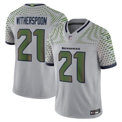 Devon Witherspoon Seattle Seahawks 2025 Rivalries Collection Limited Jersey - Wolf Gray